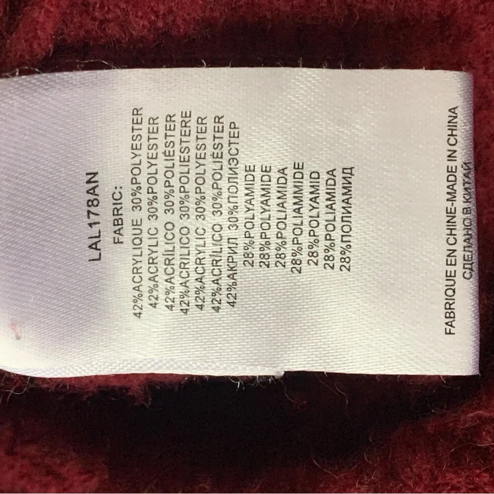 Lili Sidonio by Molly Bracken Burgundy Puff Sleeve Sweater - Picture 8 of 9